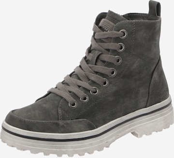 Dockers by Gerli Fűzős rövid szárú csizmák - szürke: elől