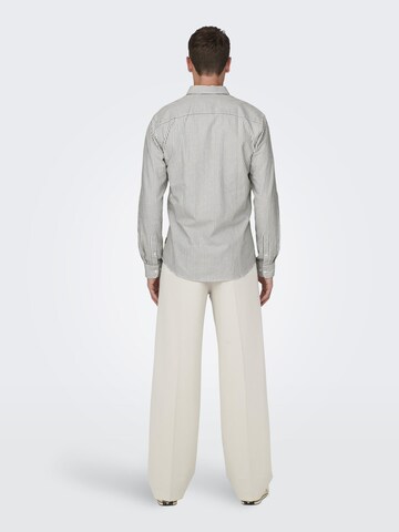 Only & Sons Slim Fit Skjorte i grøn