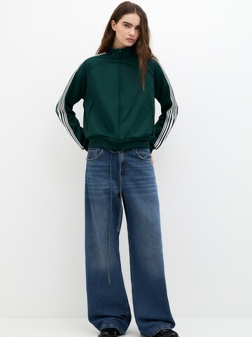 Giacca di felpa di Pull&Bear in verde