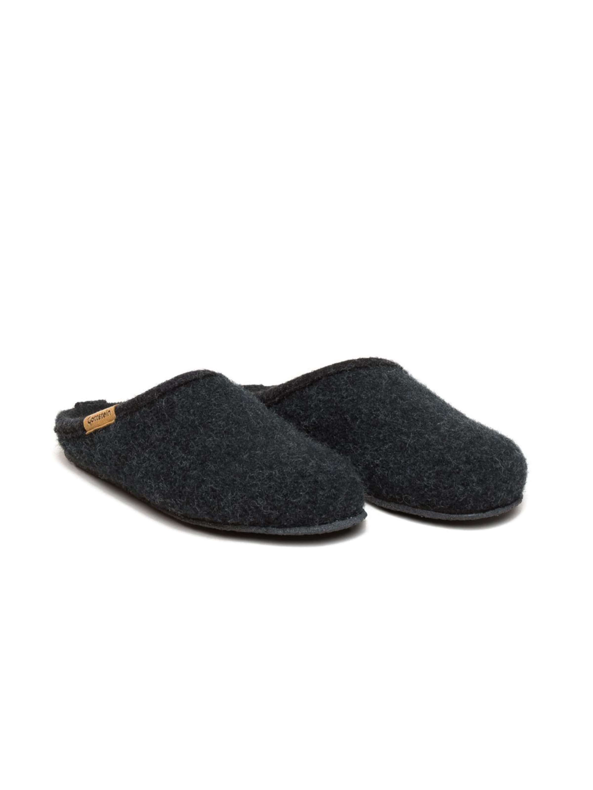 Gottstein Hausschuh 'Walkpantoffel ALP- COMFORT-FE'‌‌‌‌‌‌ in Schwarz