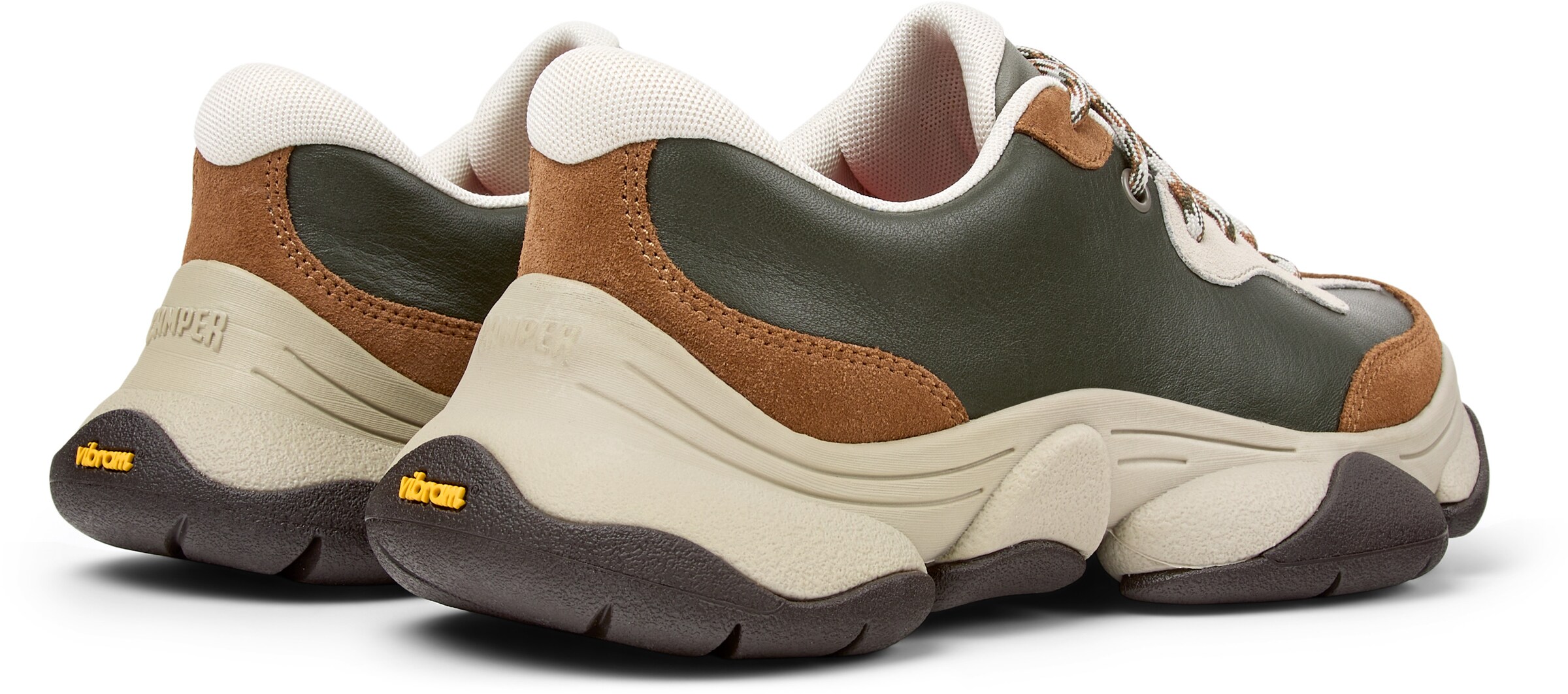 CAMPER Platform trainers 'Karst 2' in Green