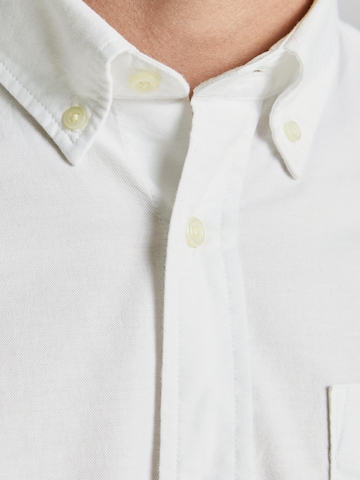 JACK & JONES Regular fit Button Up Shirt 'Brook' in White