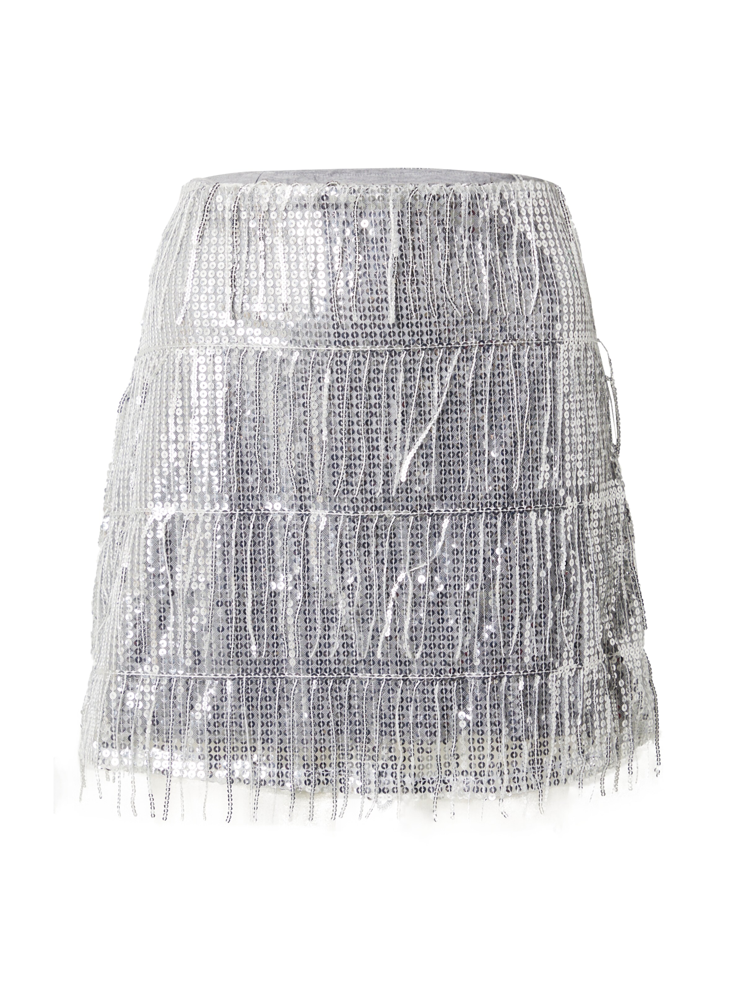 OBJECT Nederdel i sølv: forside