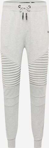 INDICODE JEANS Tapered Hose 'Cristobal' in Grau: predná strana