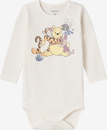 NAME IT - Pijama entero/body 'DRENI' en beige: frente