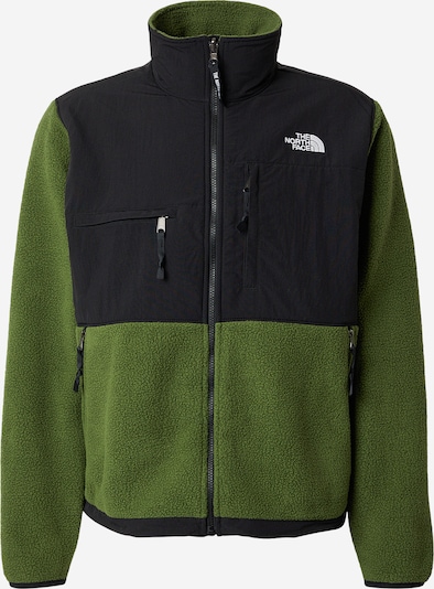 THE NORTH FACE Flis jakna 'RETRO DENALI' u maslinasta / crna / bijela, Pregled proizvoda