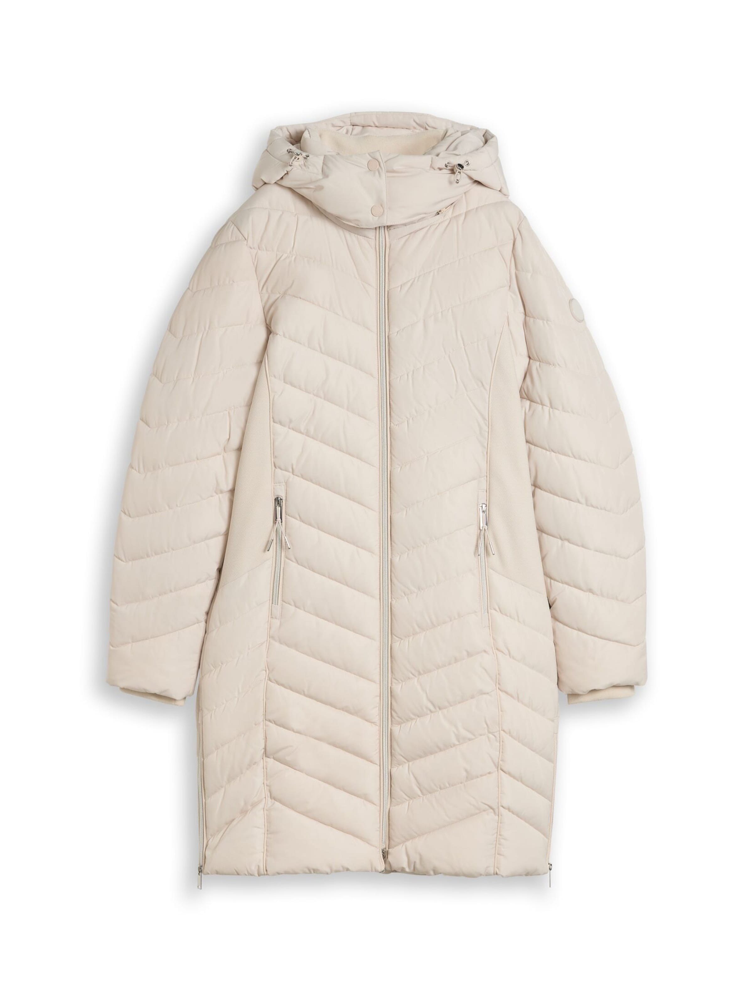 TOM TAILOR Winter Coat in Beige: front