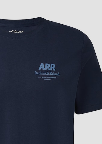 T-Shirt s.Oliver en bleu