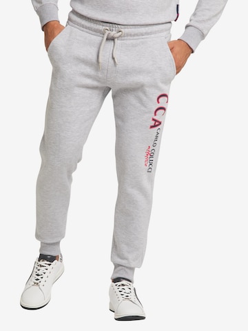 Carlo Colucci Tapered Pants 'D'Amato' in Grey: front