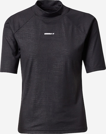 NEBBIATehnička sportska majica - crna boja: prednji dio