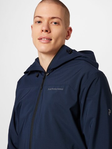 Veste outdoor PEAK PERFORMANCE en bleu