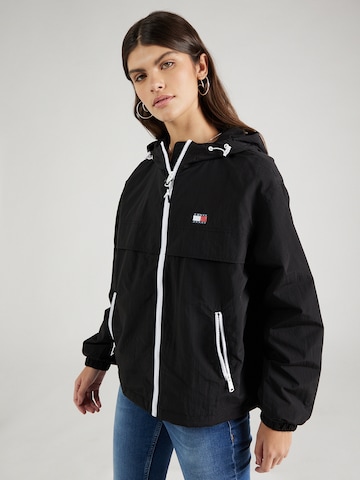 Tommy Jeans Jacke 'Chicago' in Schwarz: predná strana