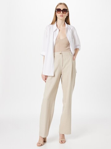 Loosefit Pantaloni 'Park' di modström in beige