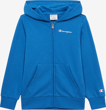 Hanorac de la Champion Authentic Athletic Apparel pe albastru: față