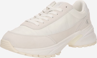 Calvin Klein Baskets basses 'HIKE RUNNER' en blanc / blanc cassé, Vue avec produit
