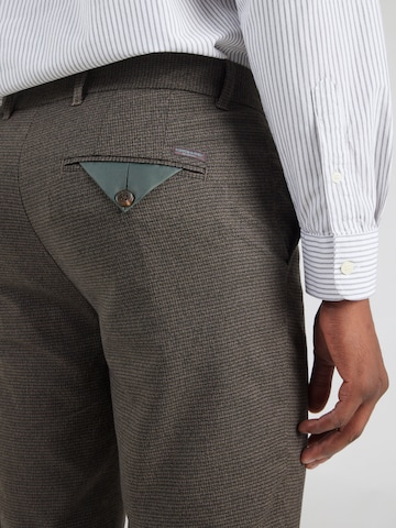 SCOTCH & SODA Štandardný strih Chino nohavice 'Stuart' - Hnedá