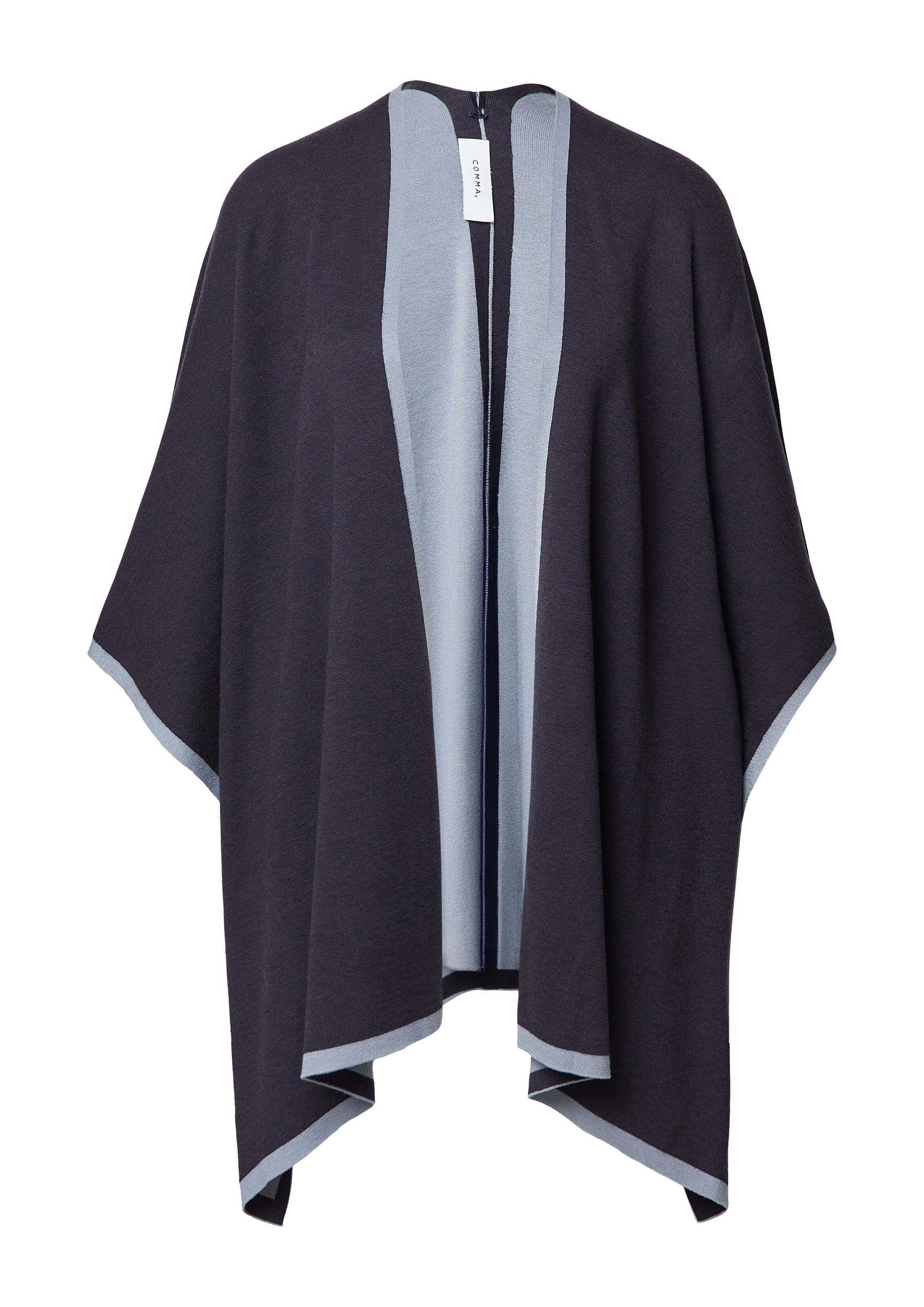 Cape COMMA en bleu : devant