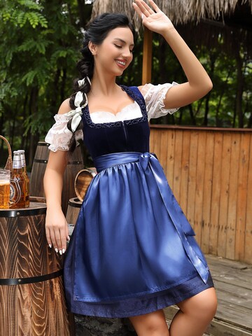 Yesfashion Dirndl in Blue