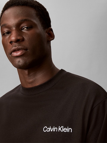 Pyjama long 'Cotton Classics' Calvin Klein en noir