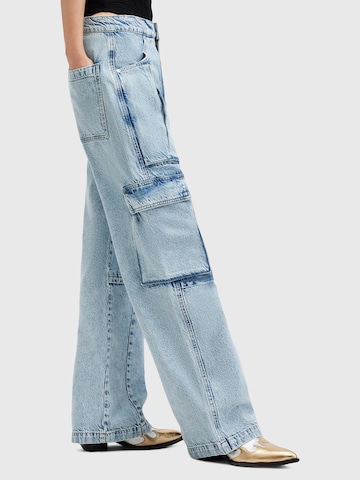 AllSaints Wide Leg Jeans in Blau