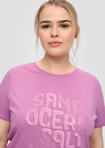 T-shirt QS en violet