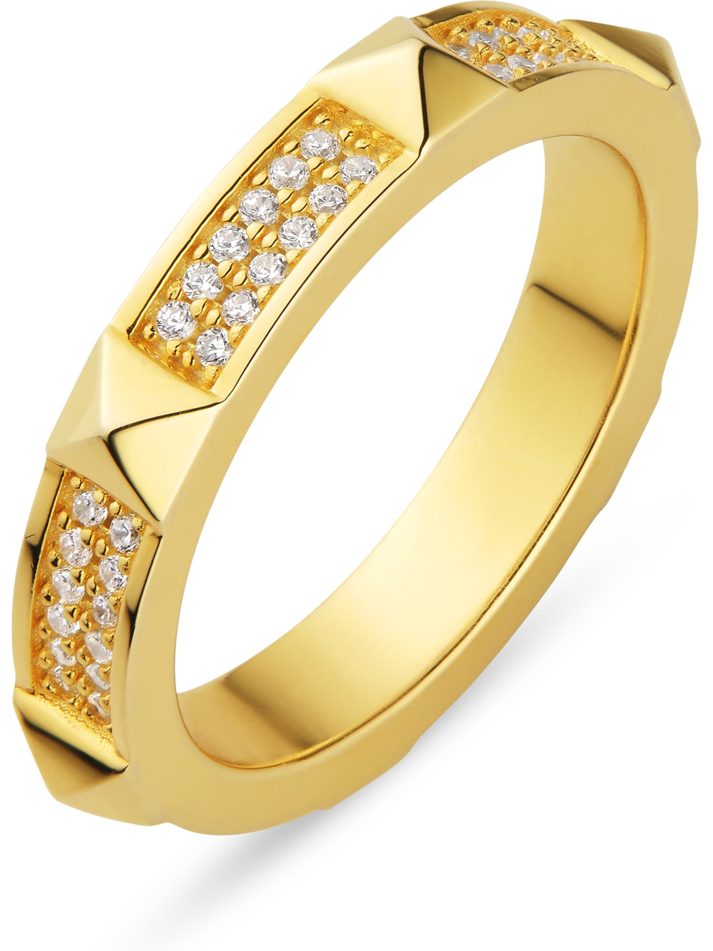 JETTE Ring in Yellow: front