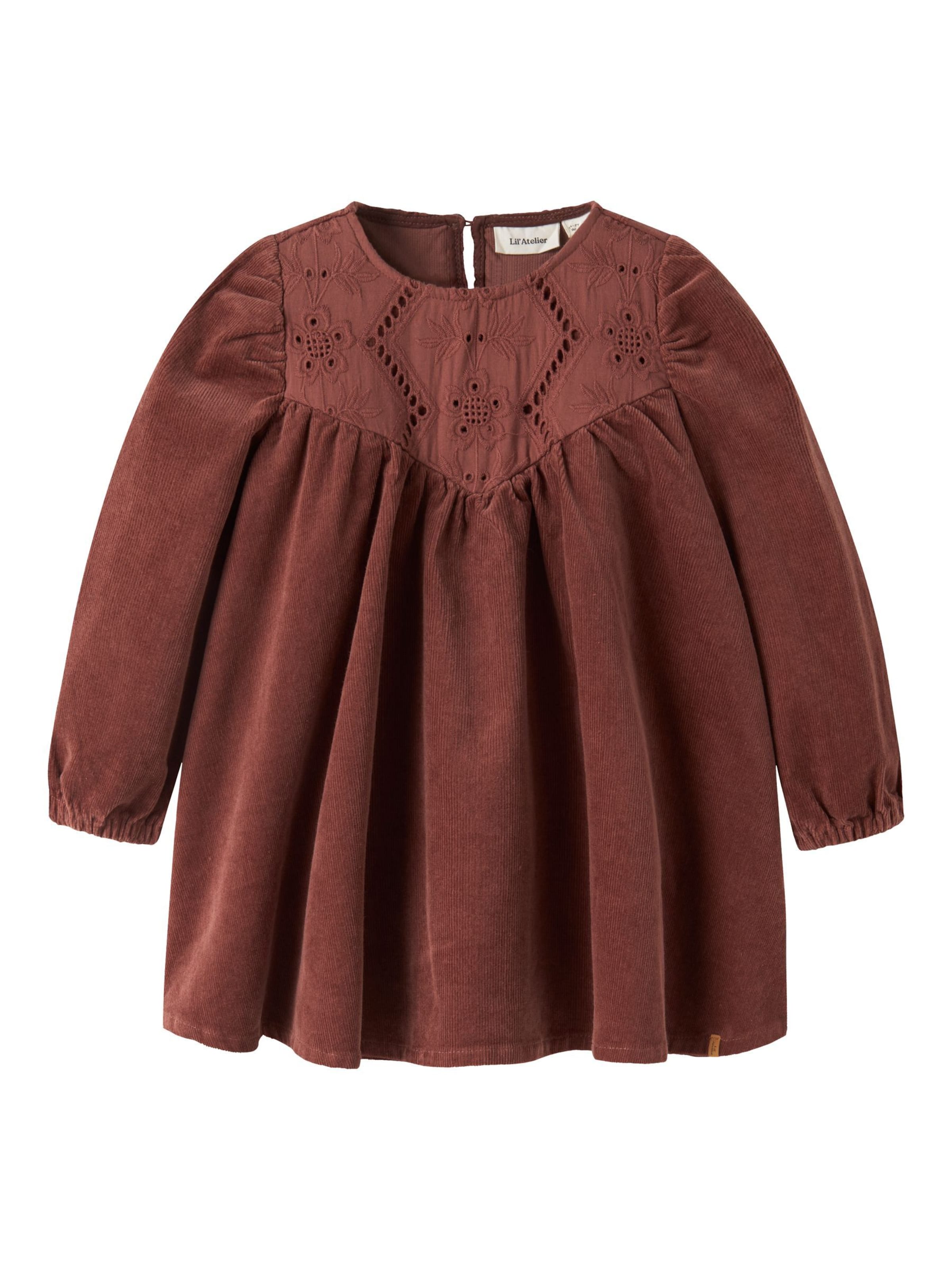 Lil'Atelier Jurk in Rood: voorkant