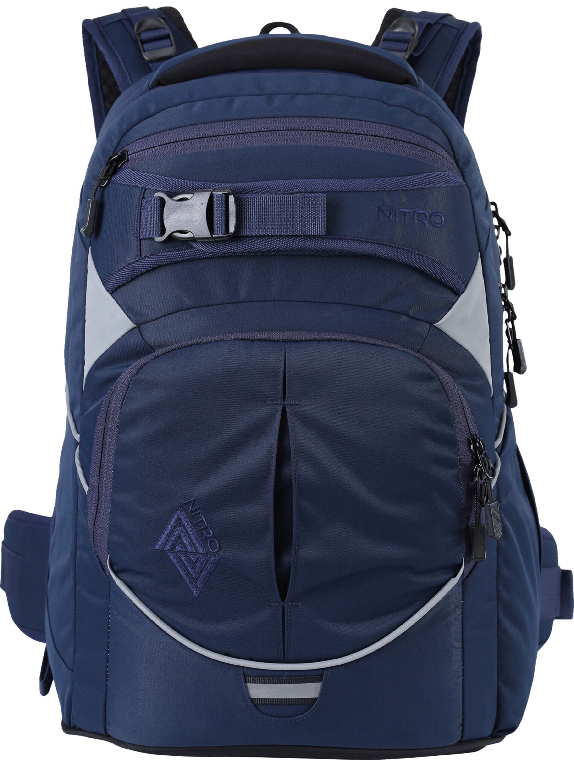 NitroBags Rugzak in Blauw: voorkant