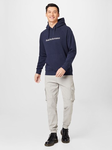 PEAK PERFORMANCE Sweatshirt in Blauw