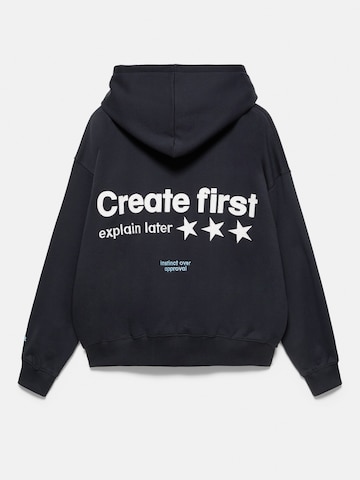Sweat-shirt Pull&Bear en bleu