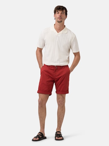 Regular Pantalon chino 'Lyon' PIERRE CARDIN en rouge