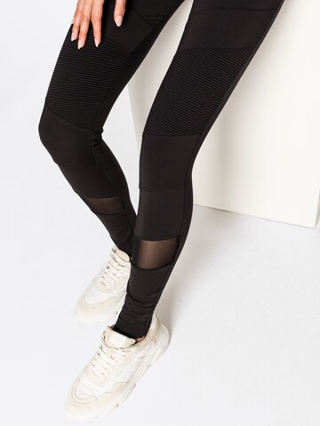 Plein Sport Skinny Leggings in Black