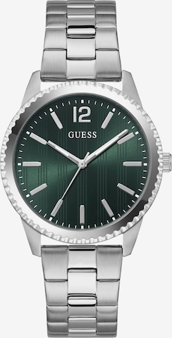 GUESS Analoguhr 'CHIP' in Silber: Vorderseite