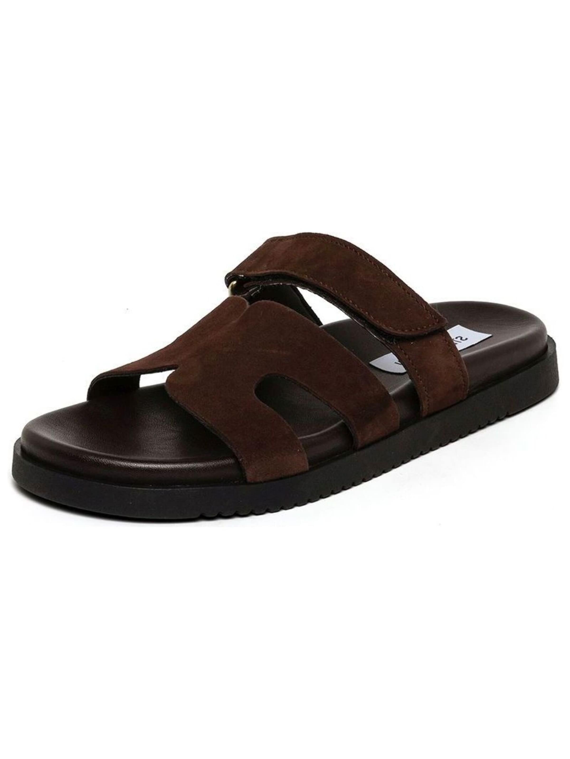 STEVE MADDEN Muiltjes in Bruin: voorkant