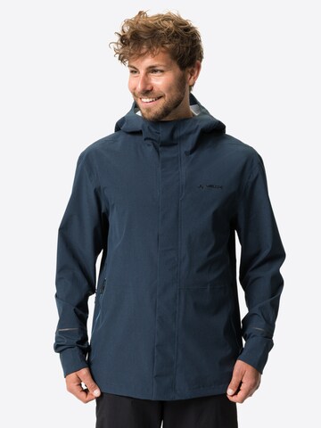 VAUDE Outdoorjas 'Yaras' in Blauw: voorkant