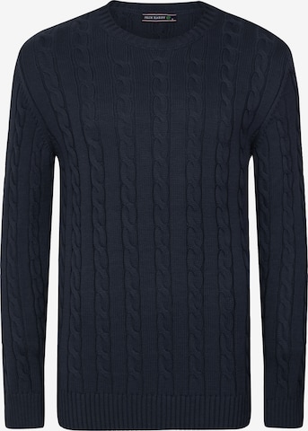 Pull-over Felix Hardy en bleu : devant
