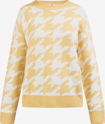 Pull-over MYMO en jaune : devant