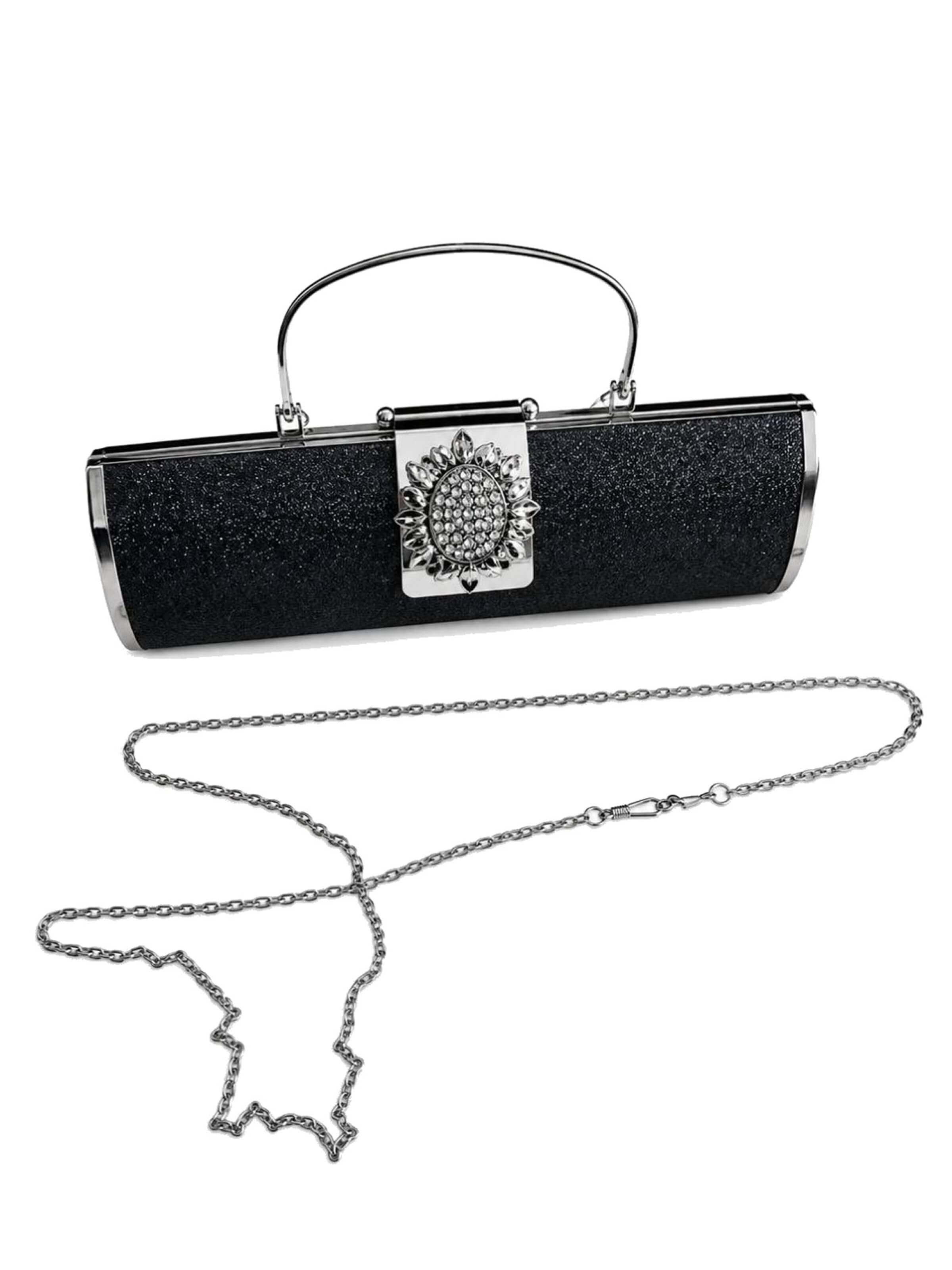 Tomshop24-7 Clutch 'Luisa' in Black: front