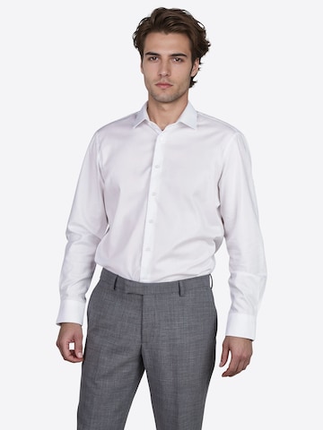 PIERRE CARDIN Regular Fit Hemd in Weiß: Vorderseite