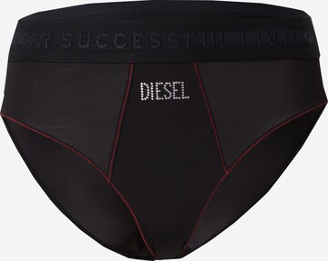 Slip di DIESEL in nero: frontale