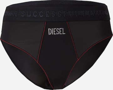 Slip DIESEL en noir : devant