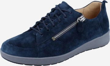 Ganter Lace-Up Shoes in Blue: front