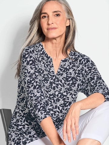 Goldner Bluse in Schwarz