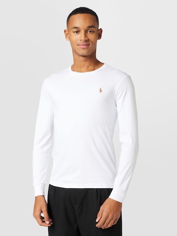 Coupe regular T-Shirt Polo Ralph Lauren en blanc : devant