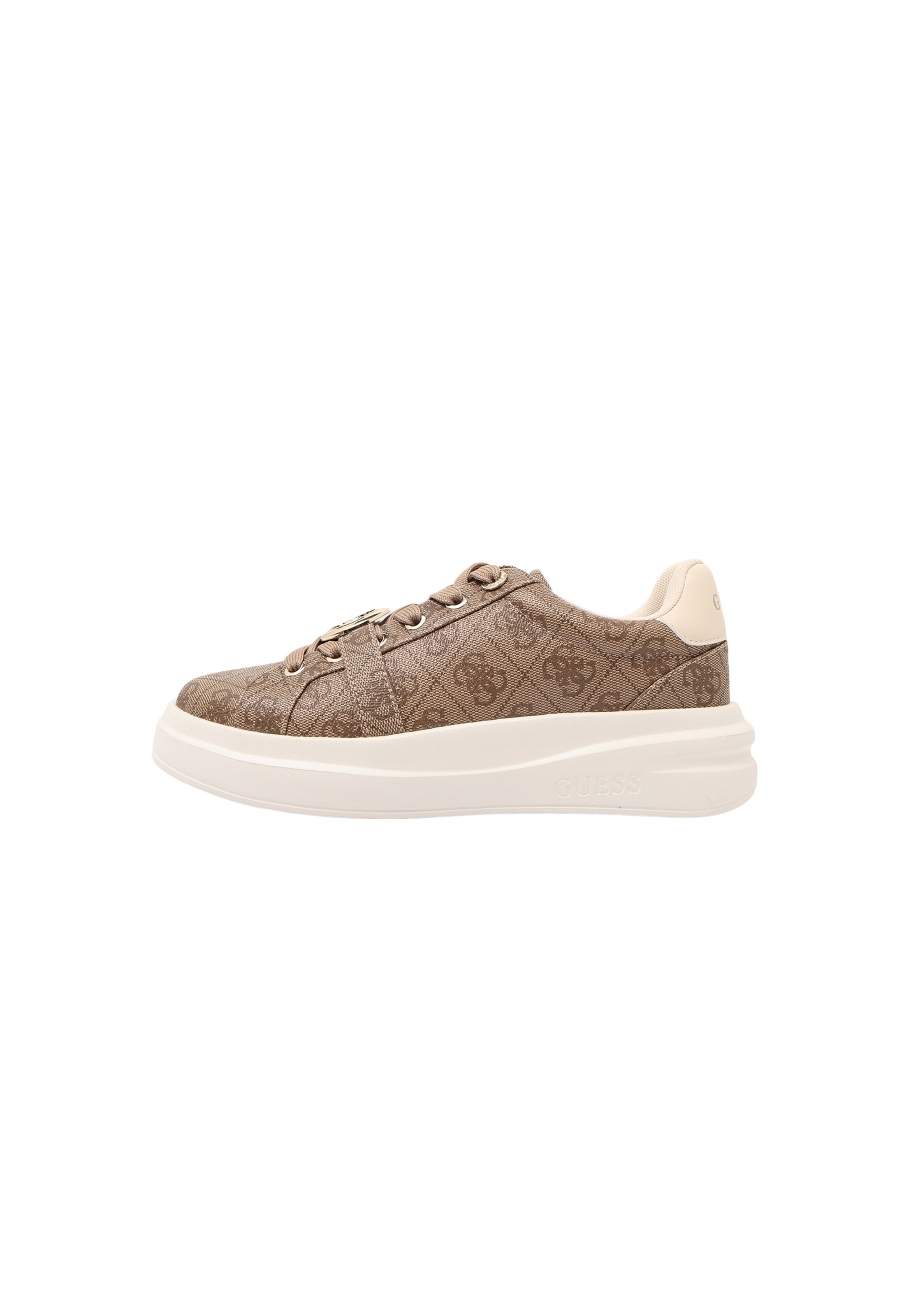 GUESS Ниски маратонки 'ERIZO2' в кафяво: отпред
