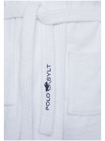 Polo Sylt Short Bathrobe in White