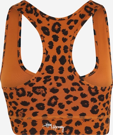 Hey Honey Bustier Sport bh in Bruin