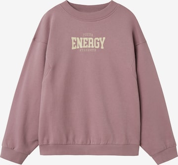 NAME IT Sweatshirt 'NKFBOIDA' in Lila: Vorderseite