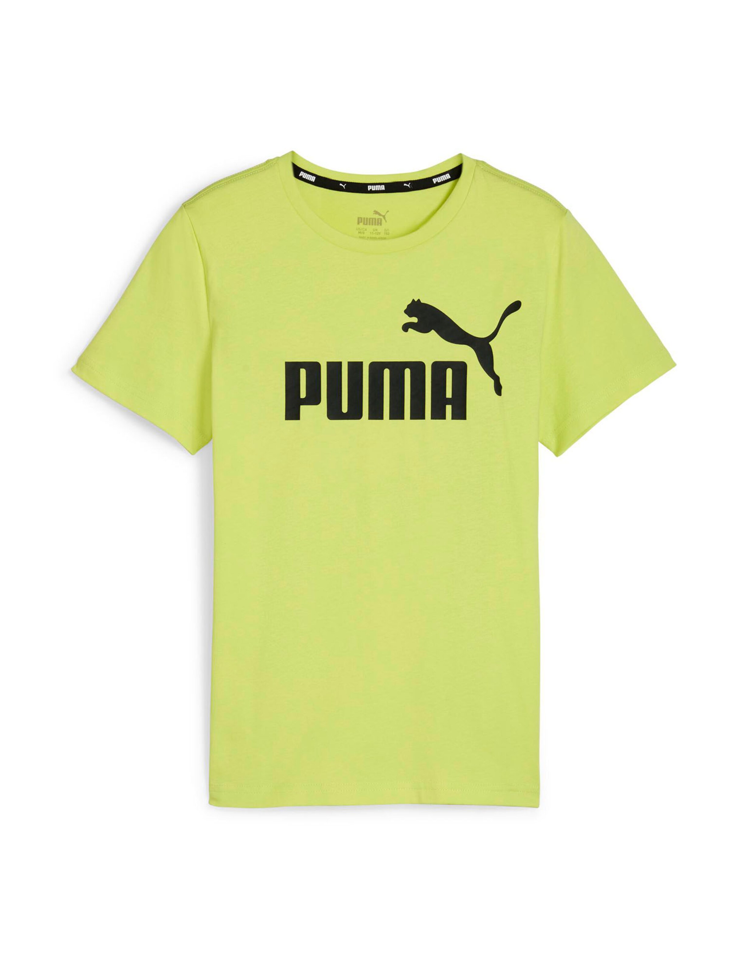 PUMA Shirt 'Essentials' in Groen: voorkant