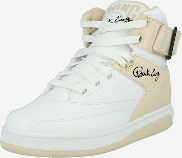 Patrick Ewing Sneakers hoog in Wit: voorkant